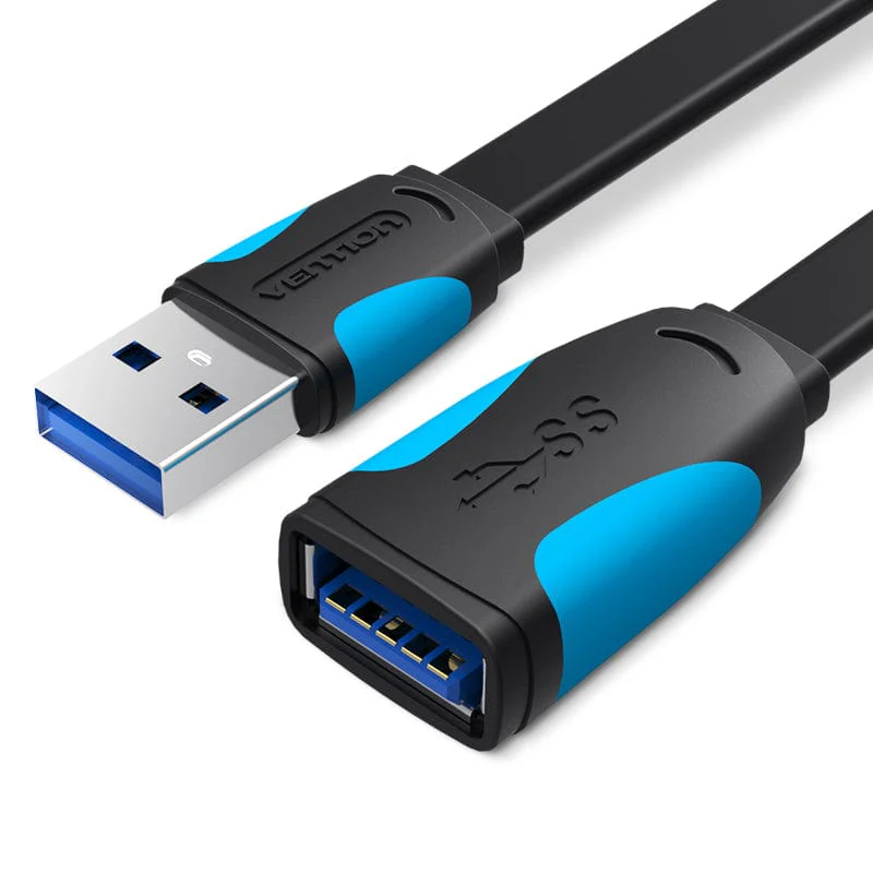 Vention USB 3.0 A Male to A Female Extension Cable 3M Black PVC Type