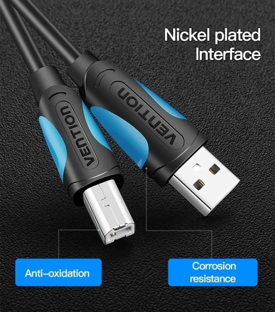 Vention USB 2.0 Printer Cable 1M Black