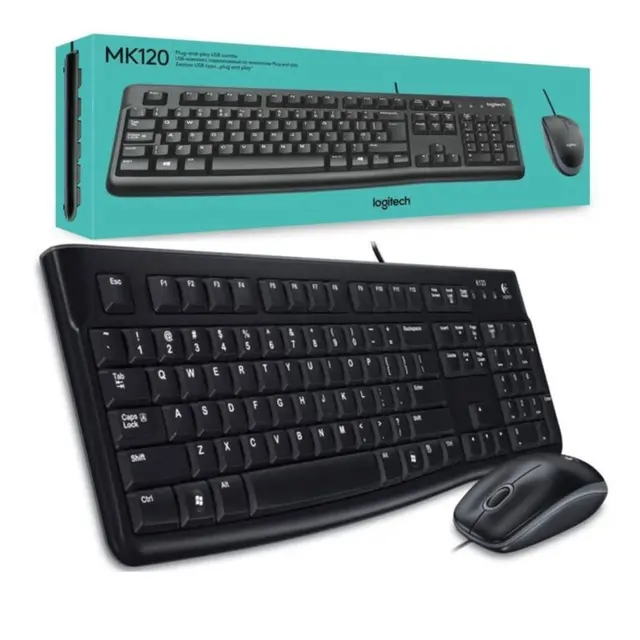 Logitech MK120 Wireless Keyboard+Mouse