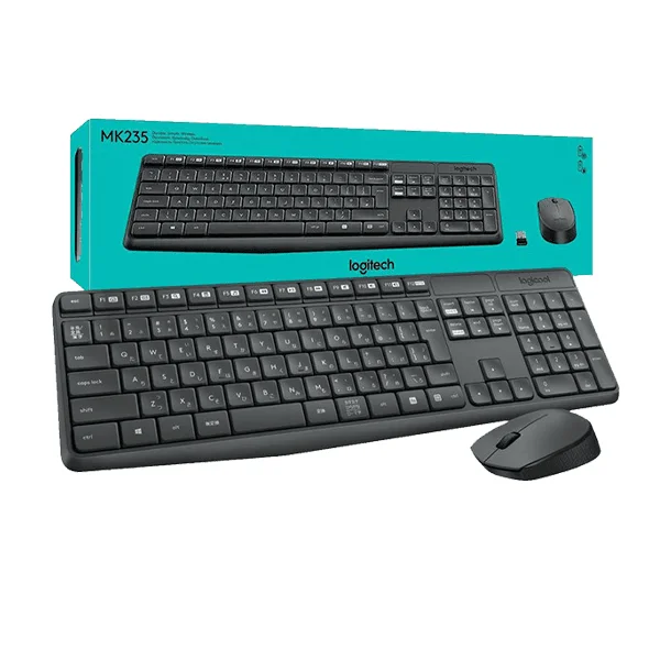 Logitech MK235 Wireless Keyboard+Mouse