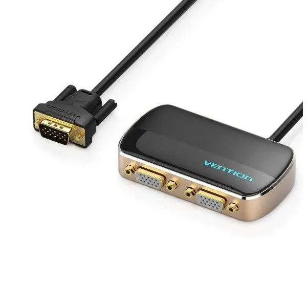 Vention 1 In 2 Out VGA Splitter 1M Black