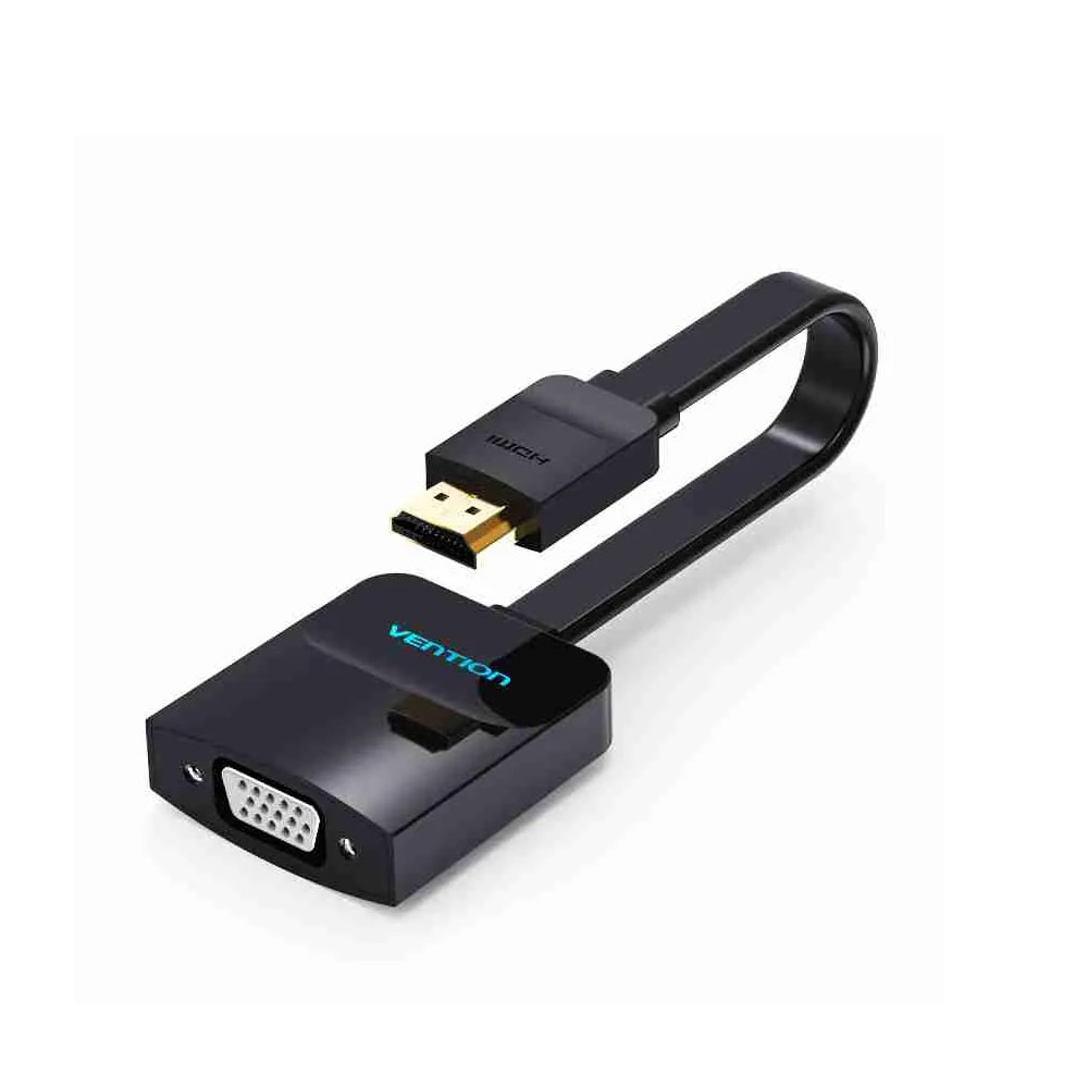 Vention Flat HDMI to VGA Converter 0.15M Black