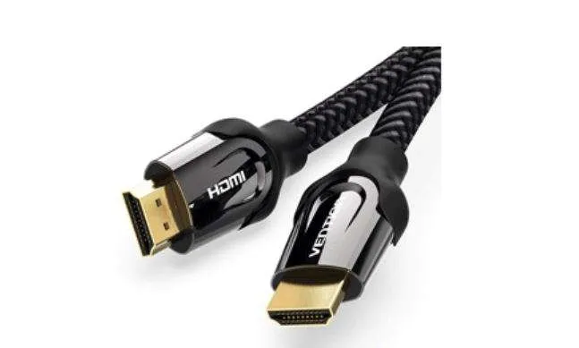 Vention Nylon Braided HDMI Cable 10M Black Metal Type