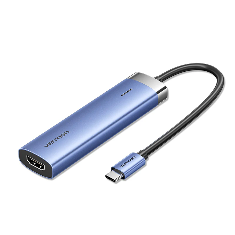 Vention USB-C MULTI-FUNCTIONAL 5 in 1 DOCKING STATION - TYPE C TO HDMI,USB 3.0(3 ports), PD docking station