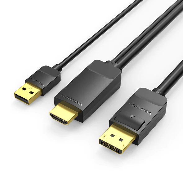 Vention ABJBG HDMI-A Male to DP Male Cable